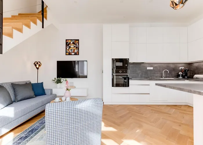 Andel Design Duplex, Ac, Garage * 프라하