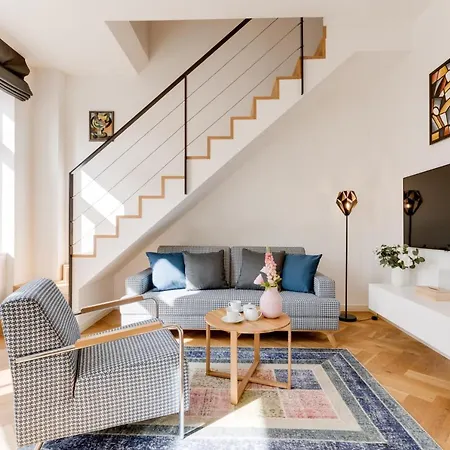 아파트 Andel Design Duplex, Ac, Garage *