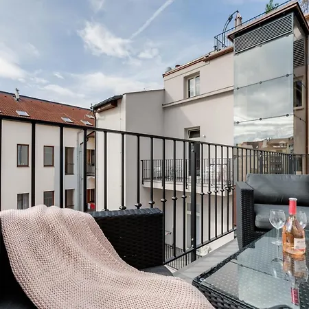 아파트 Andel Design Duplex, Ac, Garage *