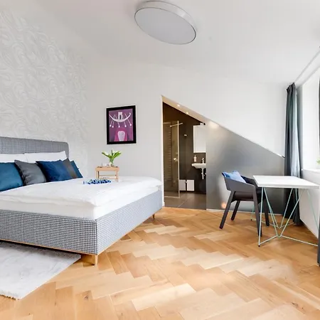 Appartement Andel Design Duplex, Ac, Garage *