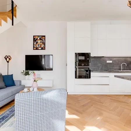 Andel Design Duplex, Ac, Garage * プラハ